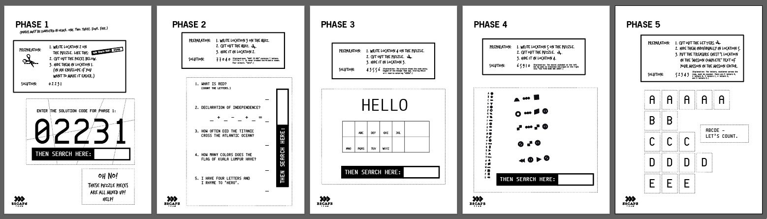 Free Escape Room DIY Kit